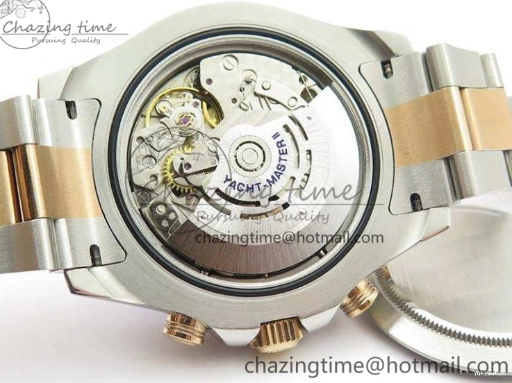 RG Blue Ceramic 116681 Version On RG JF SS Edition Dial SS Best New II Bracelet A7750 YachtMaster 1:1 0112